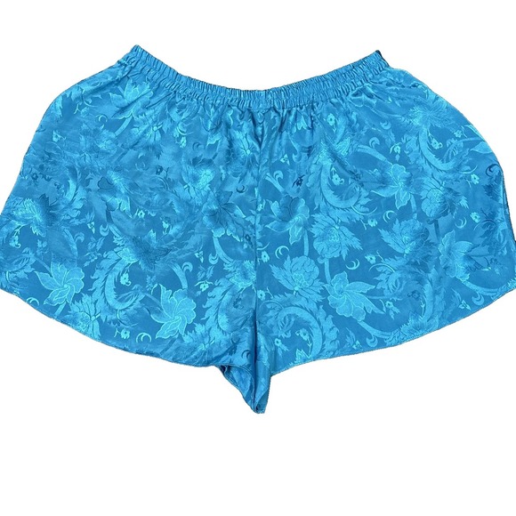 Vintage Victorias Secret Satin Sleep Shorts Womens Medium 90s Y2K Lounge - Picture 3 of 6